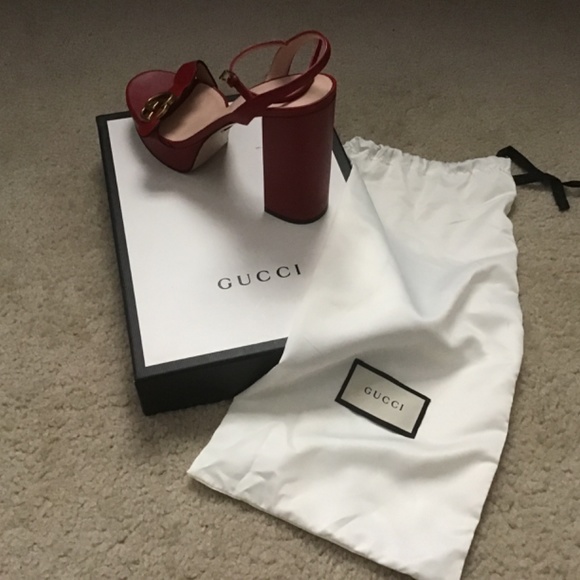 Gucci Marmont Platform Heel - Picture 8 of 9